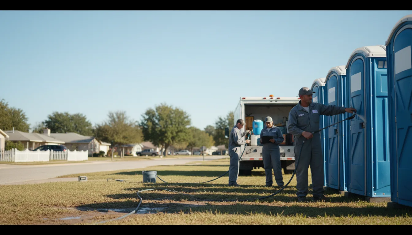 Long-Term Portable Toilet Rental in Lauderdale, MS near me